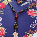 Handmade Floral Charm Necklace  Photo 1