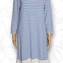 Market & Spruce  Stitch Fix Nautical Striped Midi Dress White & Blue Size L Photo 1