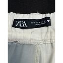 ZARA  High-waisted Pleated Cream Shorts 3”inseam Satin women sz  M Photo 3