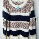 Maurice's NWT  Navy Stripe Popo Crew Neck Sweater​​​​​​​ Photo 1