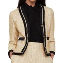 BCBGMAXAZRIA  | Tweed Button Up Blazer in Yellow Multicolor Photo 13