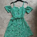 Speechless Green Flower Dress Photo 0