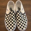 Vans  Classic Slip On Checkerboard Women’s 7.5 Checkered Black White Sneakers Photo 0