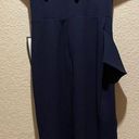 Betsy and Adam NWT Betsy Adam Off The Shoulder Ruffle Dress Navy Blue Size 6 Photo 13