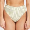 Free People  by ZULU and ZEPHYR Chartreuse Wave Waisted Neutral Tone Brief Size 2 Photo 0