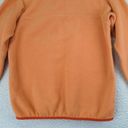 Patagonia  Synchilla Orange T-snap Quarter Snap Pullover Fleece Women's Small Photo 5