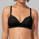 Second Skin Tommy John 36C  Lightly Lined Wireless bra in black Photo 0