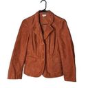 J.Jill  Women’s Burnt Orange Rust Blazer Size 4 Petite Photo 0