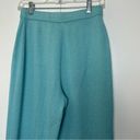 St. John  Knit Light Blue Cami Top and Wide Leg Pant Set Photo 8