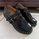 Dr. Martens  Black Smooth Leather Mary Jane Shoes EU 40 Photo 0