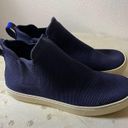 Rothy's Rothy’s The Chelsea Boot Slip on High Top Sneaker Boot in Blue Size 8 Photo 2