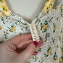 Bebop | Yellow and White Tiered Floral Maxi Dress Size Medium Photo 2