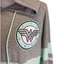 DC Comics Wonder Woman Hooded Tee Shirt Green Size 2X Retro Super Hero  Casual Photo 7