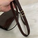 Vera Pelle  Dark Brown Genuine Leather Flap Crossbody Bag Photo 6