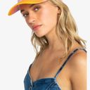 Roxy NWT  1990 Toadstool Ombre Sunset Rainbow Baseball Cap Dad Hat Summer Y2K Photo 1