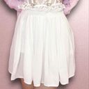 Brandy Melville  White Basic Elastic Waist Luna Miniskirt One Size (XS-S) Photo 0