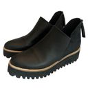 All Black Flatform Tread Shooties Ankle Booties Shoes Size 40 EU / 9.5 US Womens Photo 3