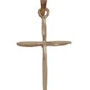 14K 14KT Yellow Gold Cross Pendant Photo 1