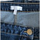 Harper  Liv Women Denim Pencil Skirt 22 Patch work Botton Front Closure Pockets Photo 5