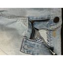 American Eagle size 6 women’s light blue wash denim mini skirt Photo 3