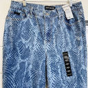 DKNY  High Rise Skinny Delancey Snake Skin Printed Jeans SZ 31/12 NWT WMN'S Photo 4