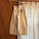 Everlane The Structured Cotton Belted Pant Bellbottom Wide Leg Bone White NWT 8 Photo 2