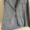 Magaschoni  gray wool knit blazer jacket cardigan sweater with pockets Photo 1