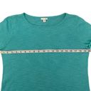 J.Jill  Linen Blend Sweater Pullover 3/4 Sleeve Turquoise Sz Small Photo 6