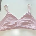 Alo Yoga AloSoft Sports Bra in light pink  Photo 2