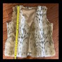 Capelli New York Women's Brown, white & black Faux Fur Vest - Size XL Photo 7