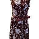 Candalite NWT  Women's Dress Burgundy Floral Lace Scoop Neck Sleeveless Sz M #303 Photo 1