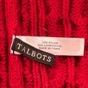 Talbots  lambs wool blend cable knit hat/beanie and scarf Photo 3