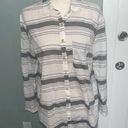 Matilda Jane  Womens striped button down Blouse size small Photo 0