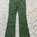 Good American Pants Mesh Bootcut Swim Cover-Up Retro in Pesto Swirl Green Sz 1 Photo 4