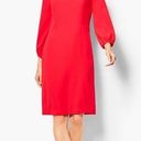 Talbots Embroidered Boat Neck Crepe Shift 3/4 Sleeve Knee Length Dress Size 6P Photo 0