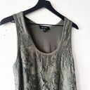 Karen Kane  Olive Green Lace Tank Top Women's Size M Photo 1