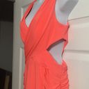 Hailey Logan Stunning peach cut out dress Photo 2