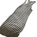 Kirra Black and Gray striped maxi dress Photo 0