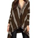 Scotch & Soda Maison  Womens Wool Blend Knit Poncho Cardigan Sweater Size S/M Photo 0