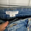 Good American  Good Vintage distressed straight leg jeans size 15 Photo 10