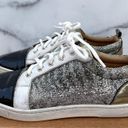 Christian Louboutin Gondoliere glitter specchio mixed leather sneakers size 35.5 Photo 7