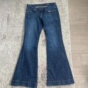 Chip & Pepper C7P Chip Pepper Women's Y2K Wide Leg Dark Wash Ultra Flare Denim Jeans Sz 9 Photo 0