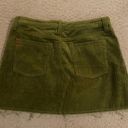 Urban Outfitters Green Corduroy Skirt Photo 1