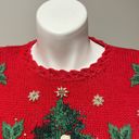 Ugly Christmas Sweater Vintage 90’s Tiara Petites  with jingle bells size M Photo 2