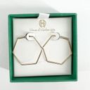 House of Harlow NIB  1960 Hexagon Hoops Gold Photo 1