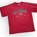 Vintage Trench Ultra New Jersey Devils Logo Red T Photo 0