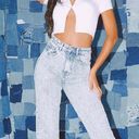 Pretty Little Thing Acid Wash Mom Jeans Photo 0