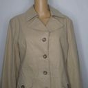 Gallery Giacca  Company Tan Trench Coat Jacket Lrg Photo 1