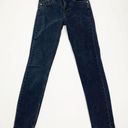 ZARA  Womens Jeans Black US Size 4 Skinny Denim Dark Wash Button Zip Photo 0