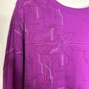 Star Wars  Sweatshirt Womens 1X Purple Galaxy's Edge Oversized R2D2 Crew Neck Photo 92